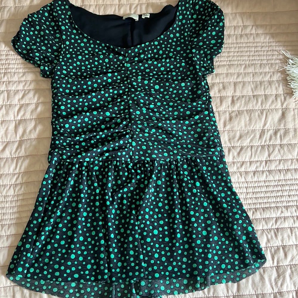 Anthropologie ruched front top